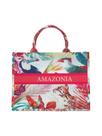 Bolsa Qualis Feminina Estampa Florida Com Animais BP015