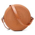 Bolsa Redonda Praia Tiracolo Com Zíper e Alça Transversal.