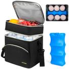 Bolsa Refrigeradora para Leche Materna Jaffzora para 6 Biberones de 270 ml con Paquete de Hielo
