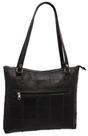 Bolsa Retalhos Couro Ombro Feminina Grande BLSR228