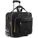 Bolsa rolante para laptop RUCYEN de 15,6 polegadas à prova d'água com bolsos RFID