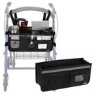 Bolsa Rollator Basket supergear Rollator Walker com porta-copos