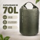 Bolsa Saco Estanque Impermeavel 70L Nylon Camping Viagem