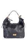 Bolsa saco mochila em couro liso Charlote