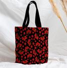 Bolsa Sacola Artesanal de Tecido Cerejas Bolsa Sacola Artesanal de Tecido Cerejas