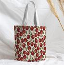 Bolsa Sacola Artesanal de Tecido Maças Bolsa Sacola Artesanal de Tecido Maças