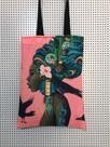 Bolsa sacola criativa Africa Pop Color estilo ecobag com duas imagens