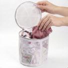 Bolsa Sacola De Proteção Para Lavar Lingeries Sutiãs Cuecas Máquina Segurança Estruturada 3D 15x16cm