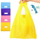 Bolsa Sacola Ecologica Ecobag Dobrável Nylon kit 3 peças + Chaveiro CBRN19939