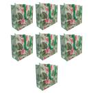 Bolsa Sacola Ecologica Ecobag Kit 7 Unidades Retornavel Dobravel Compras Mercado Reutilizavel
