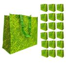 Bolsa Sacola Ecologica Ombro Ecobag Kit 17 Unidades Mercado Compras Feira Alça Portatil Resistente Retornavel