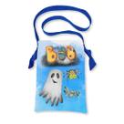 Bolsa sacola em tecido coleta de doces halloween - fantasma