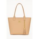 Bolsa Sacola Feminina de Ombro Grande Dia a Dia espaçosa Elegante para Trabalho Praia Cor:NUDE