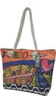 Bolsa Sacola Feminina Souvenir Rio de Janeiro Cristo Redentor - Fecho Ziper Bolsa Sacola Feminina Souvenir Rio de Janeiro Cristo Redentor - Fecho Ziper