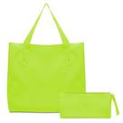 Bolsa Sacola Feminina Verde e Necessaire