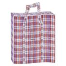 Bolsa Sacola Grande Com Zíper Viagem Mudança Compras Sacoleiras 40Kg Ecológica Resistente