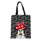 Bolsa sacola preta retangular rosto minnie 40x33cm - disney Bolsa sacola preta retangular rosto minnie 40x33cm - disney