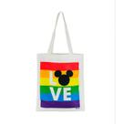 Bolsa Sacola Retangular Mickey Love Arco-Íris 40x33cm - Disney DMG9003-MK36-D
