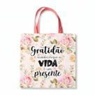 Bolsa Sacola Tecido Ecobag Gratidão É Reconhecer Que A Vida É Um Presente