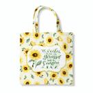 Bolsa Sacola Tecido Ecobag Na Vida Seja Um Girassol