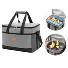 Bolsa Sacola Térmica 30L Impermeável alça viagem Cinza Bolsa Sacola Térmica 30L Impermeável alça viagem Cinza