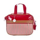Bolsa Saída Maternidade Vermelho Listras c/Medalha - 1 pç Bolsa Saída Maternidade Vermelho Listras c/Medalha - 1 pç