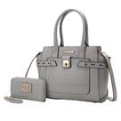 Bolsa Satchel Casafoyer Isla em material vegano 30x25x10 cm