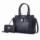 Bolsa Satchel Casafoyer Isla em material vegano 30x25x10cm