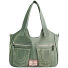 Bolsa Satchel Feminina True Religion Crossbody Sage 33 x 38 x 13 cm Bolsa Satchel Feminina True Religion Crossbody Sage 33 x 38 x 13 cm