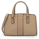 Bolsa satchel grande estruturada wj sintético
