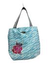 Bolsa Shopping Tote Básica 51048 Mari Moon Animal Print Azul DMW Bolsa Shopping Tote Básica 51048 Mari Moon Animal Print Azul DMW
