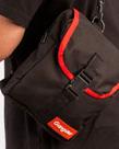 Bolsa Shoulder Bag Masculina Gangster Preta Básica Bolsa Shoulder Bag Masculina Gangster Preta Básica