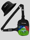 Bolsa Shoulder Bag Transversal Tira Colo Necessaire + Chapeu Bucket Baki