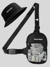 Bolsa Shoulder Bag Transversal Tira Colo Necessaire + Chapeu Bucket Dollar