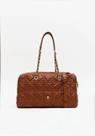 Bolsa shoulder matelasse com ombreira lança perfume -