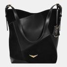 Bolsa Shoulder Via Marte Grande Preta