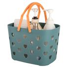 Bolsa Shower Caddy Anyoifax Portátil de Armazenamento de Plástico Azul Bolsa Shower Caddy Anyoifax Portátil de Armazenamento de Plástico Azul