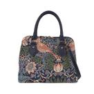 Bolsa Signare William Morris em lona/tapeçaria conversível azul