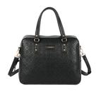Bolsa Sintetica Preto Com Alca Dupla Lisa