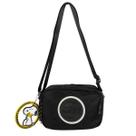 Bolsa Snoopy Transversal Pequena Coleção Be Happy SP3213 Cor:Preto