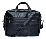 Bolsa Social Executiva Pasta Masculina Mala Em Couro Porta Notebook