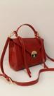 bolsa tampa tiracolo couro portenha vermelho