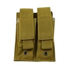 Bolsa Tática Dupla Para Carregadores De Pistola 9mm Com Sistema Molle, Suporte Para Lanterna E