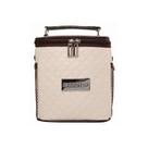 Bolsa Térmica 2 Potes - Marfim com Marrom Style Model Bolsa Térmica 2 Potes - Marfim com Marrom Style Model
