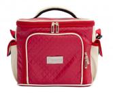 Bolsa Térmica 3 Potes - Vermelha com Marfim Fit Model - Padrão: Único