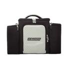 Bolsa Térmica 4 Potes - Preta com Prata Fashion - Bag New