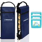 Bolsa térmica de golfe MORXPLOR, manga de cerveja isolada para 6 latas