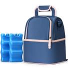 Bolsa térmica de leite materno NCVI com 2 bolsas de gelo para 6 garrafas
