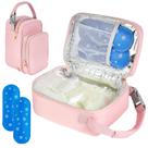 Bolsa Térmica de Viaje para Leche Materna ZIOZERTT con Paquete de Hielo Rosa Bolsa Térmica de Viaje para Leche Materna ZIOZERTT con Paquete de Hielo Rosa
