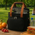 Bolsa Térmica Divisórias Mochila Lancheira Grande Com Alça